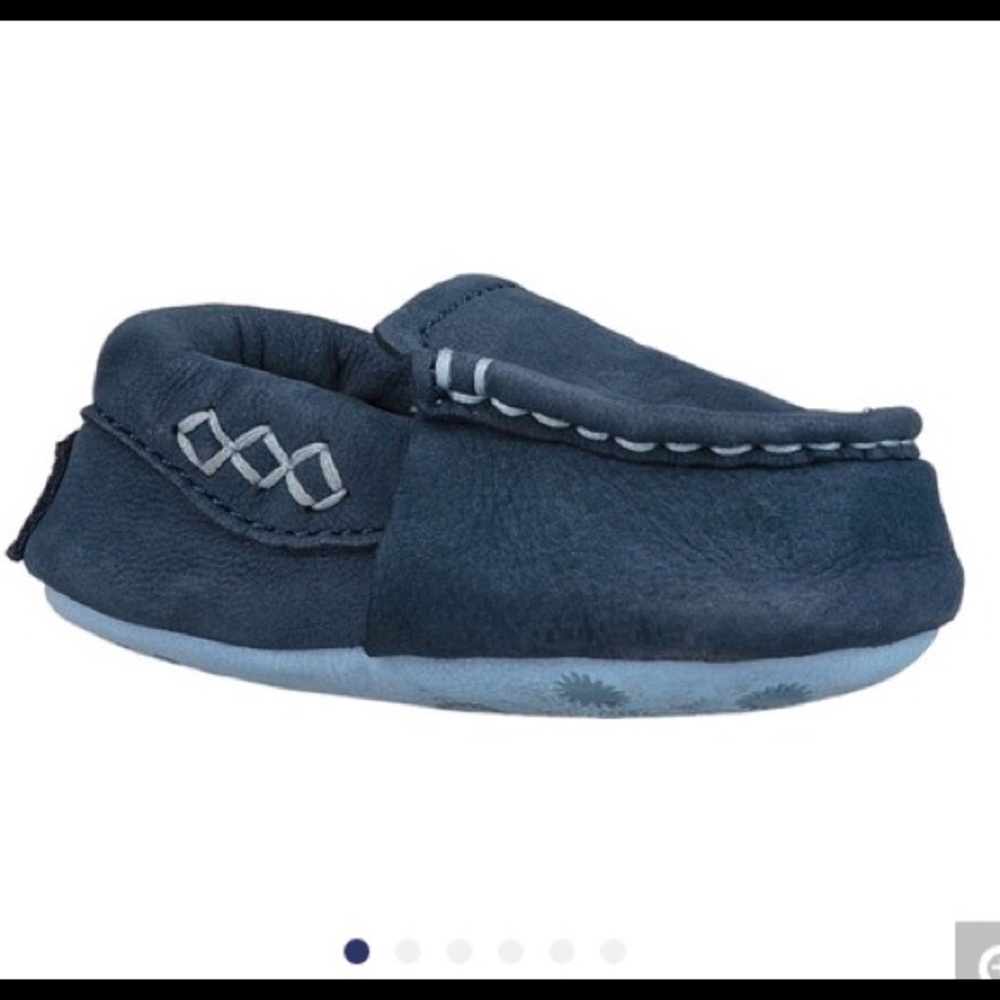Like new blue infant ugg shoes